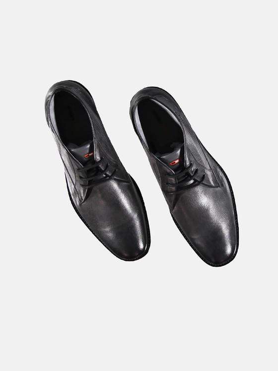 emilio adani Herren klassischer Boot aus Nappa-Leder Blau 30178