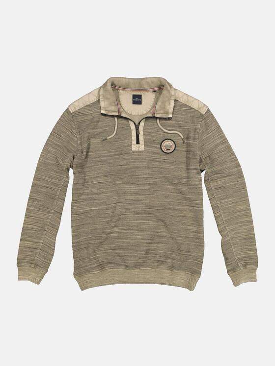 engbers Herren Sweatshirt gestreift Braun 35611