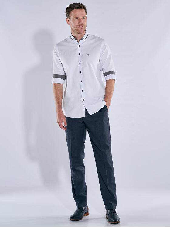 engbers Herren Langarm-Hemd strukturiert Hellblau 39741