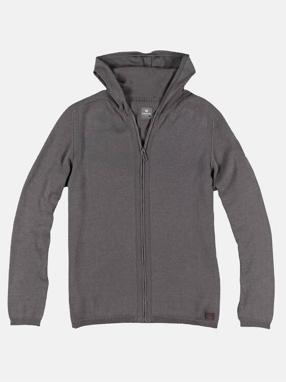 ENGBERS GERMANY Herren Cardigan aus 100% Naturfasern Hellbraun 29673