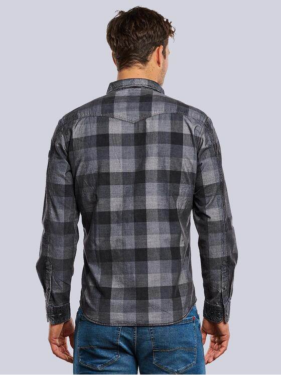 engbers Herren Langarm-Hemd aus Baby-Cord Brilliantblau 33672