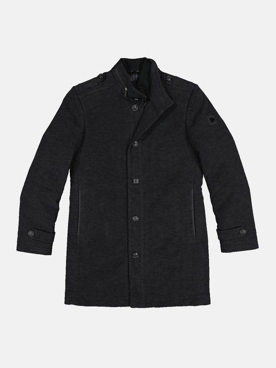 engbers Herren Mantel mit heraustrennbarem Inlet Schwarz 32261