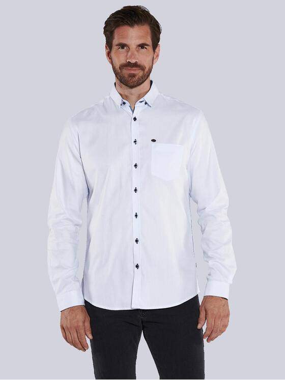 engbers Herren Hemd uni Blau 35784