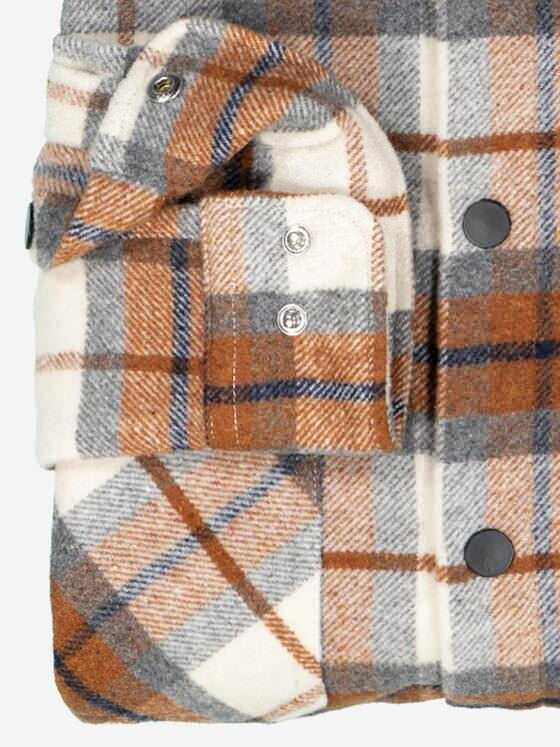 engbers Herren Overshirt kariert Orange 37879