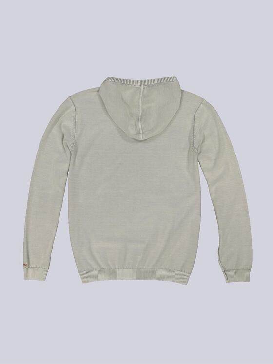 emilio adani Herren Pullover mit Kapuze Grau 36073