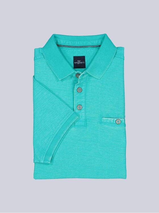 engbers Herren Polo-Shirt meliert Tuerkis 38967