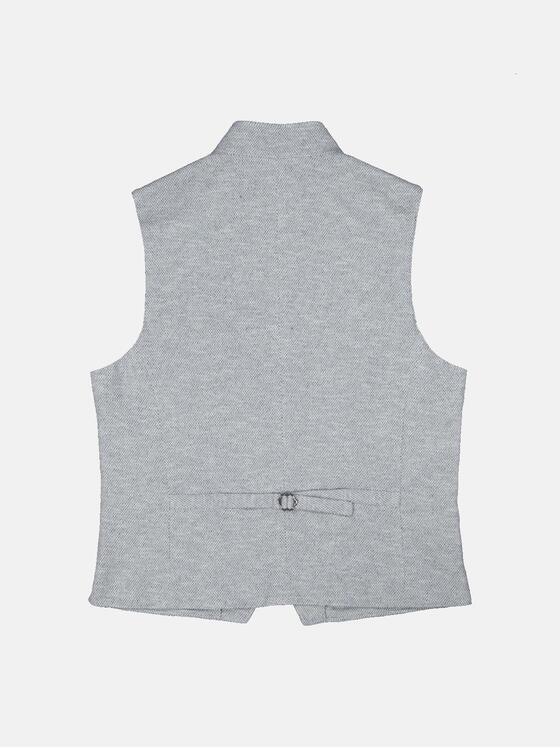 engbers Herren Sakko-Weste slim fit Blau 36367