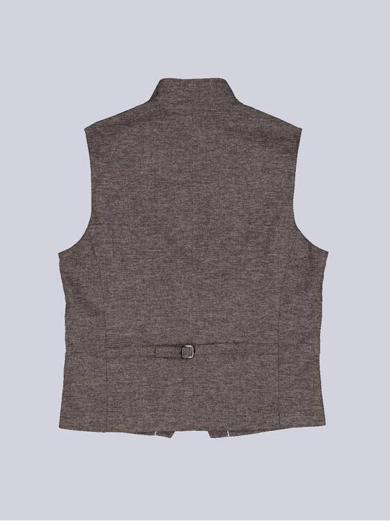 engbers Herren Sakko-Weste mit Zipper Braun 35496