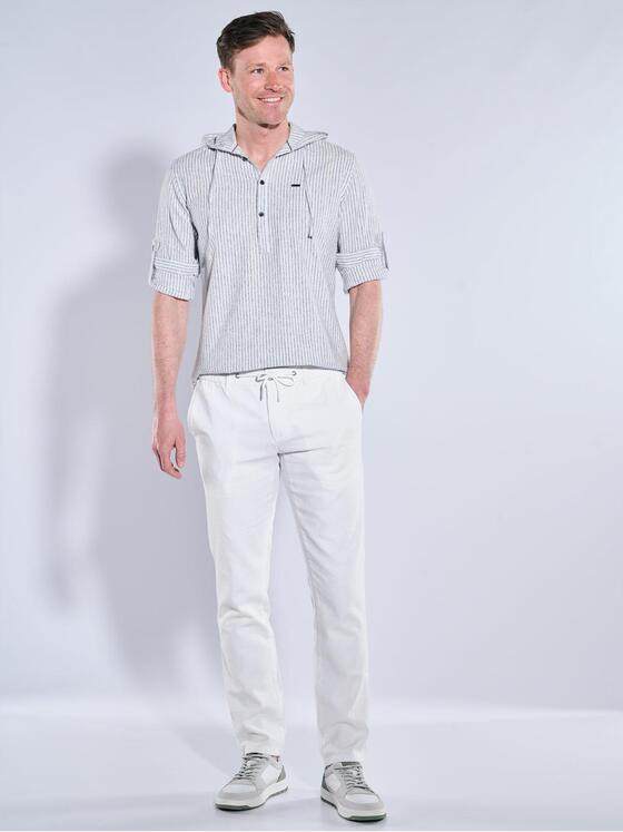engbers Herren Chino mit Leinenanteil Reinweiss 39014