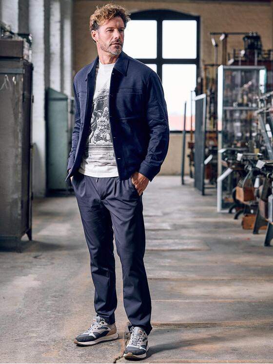 emilio adani Herren Jacke Saphirblau 40168