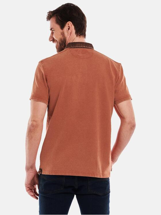 engbers Herren Polo-Shirt aus Baumwolle Orange 34539
