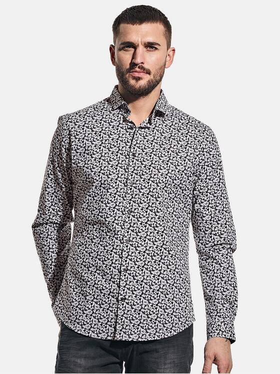 emilio adani Herren Hemd aus der "My Favorite" Kollektion Grau 30626