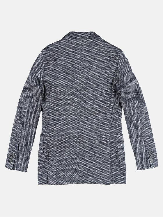 emilio adani Herren Freizeit-Sakko slim fit Indigoblau 31066