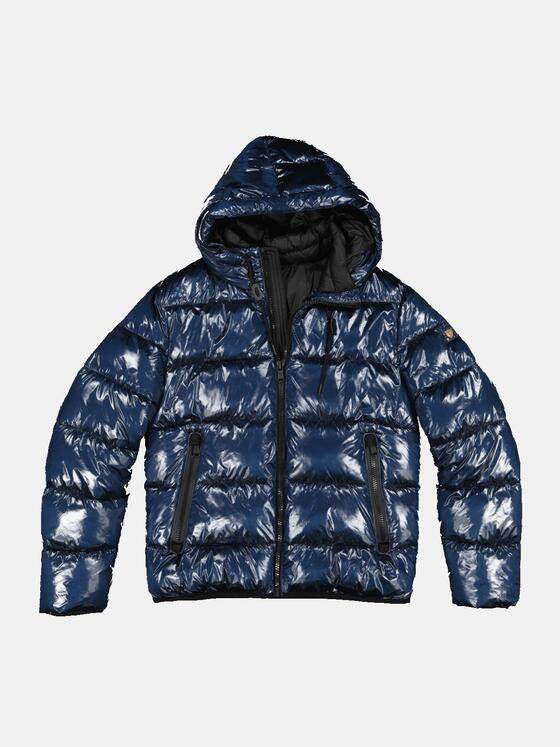 emilio adani Herren Jacke mit Steppung Blau 33522