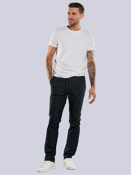 emilio adani Herren Chino slim fit Grau 35218