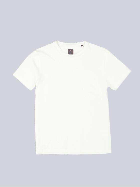 ENGBERS GERMANY Herren T-Shirt aus Supima Baumwolle Weiß 34683
