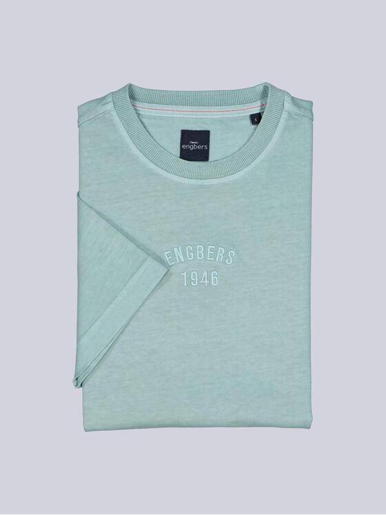 engbers Herren Rundhals T-Shirt Mittelblau 39931