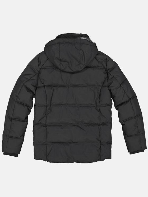 ENGBERS GERMANY Herren Steppjacke mit abnehmbarer Kapuze Schwarz 33555