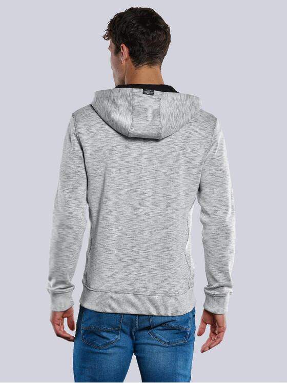 engbers Herren Sweatjacke meliert Reinweiss 33350