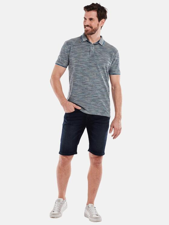 engbers Herren Polo-Shirt meliert Grau 35088