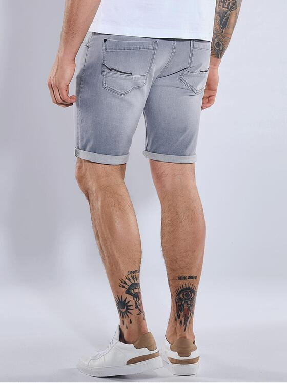 emilio adani Herren Bermuda regular Grau 36609