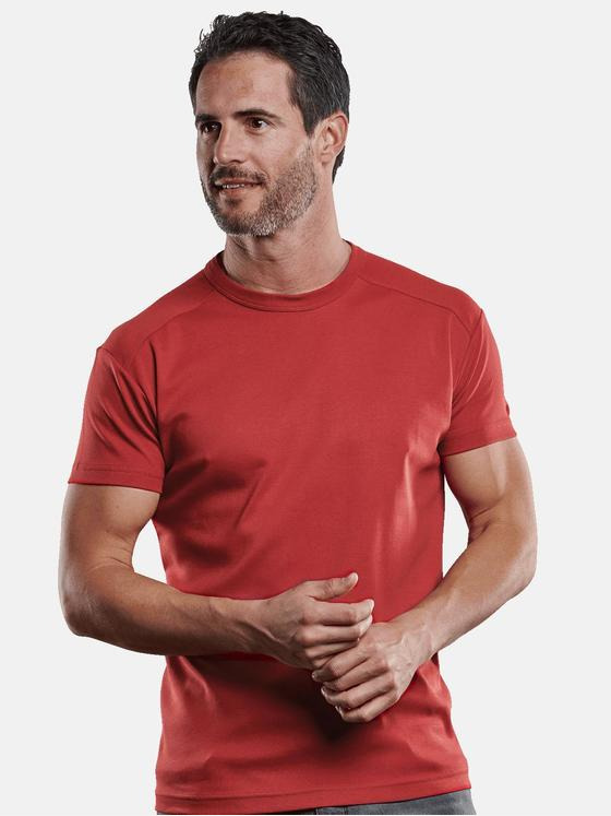 engbers Herren T-Shirt "My Favorite" Tomatenrot 33077