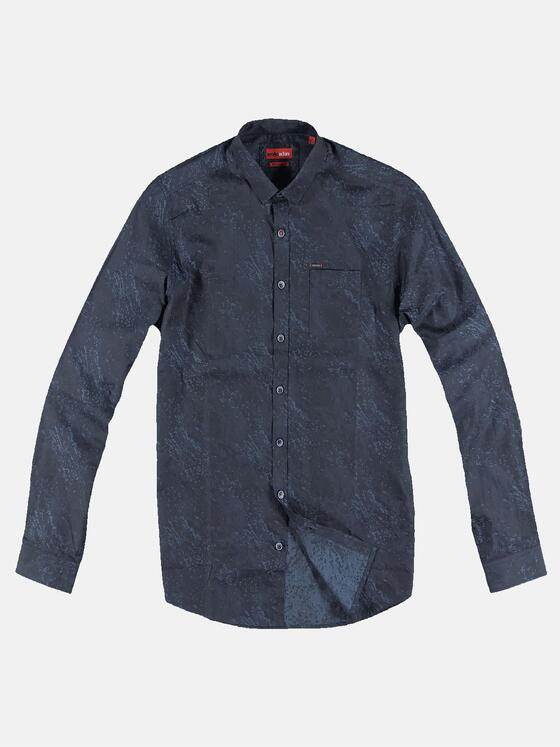 emilio adani Herren Hemd langarm Blau 30868