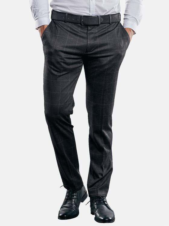emilio adani Herren Anzughose slim fit Grau 30127