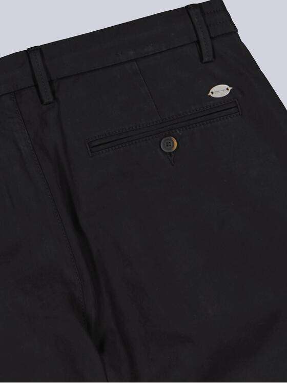 engbers Herren Chino mit Tunnelzug Schwarz 36048