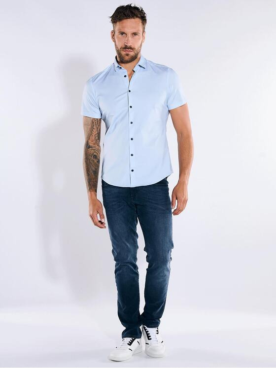 Herren Kurzarm-Hemd slim fit 36886
