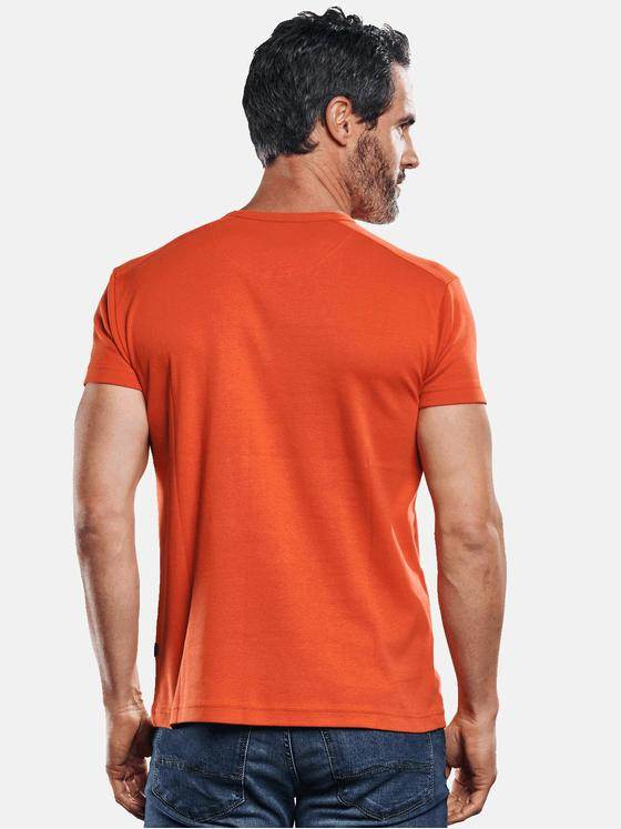 engbers Herren Souveränes Basic T-Shirt aus der "My Favorite" Kollektion Orange 30293