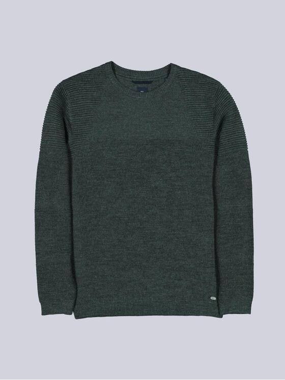 engbers Herren Pullover aus Merinogarn Dunkelgruen 39487