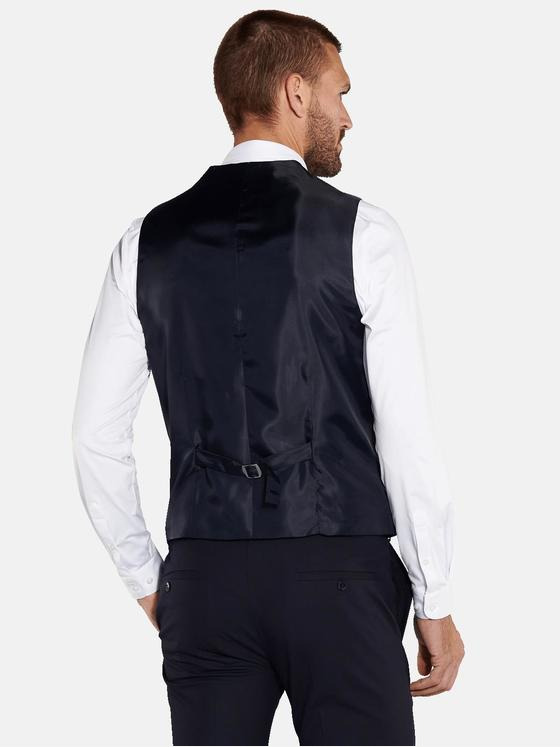 emilio adani Herren Sakko-Weste slim fit Blau 36384
