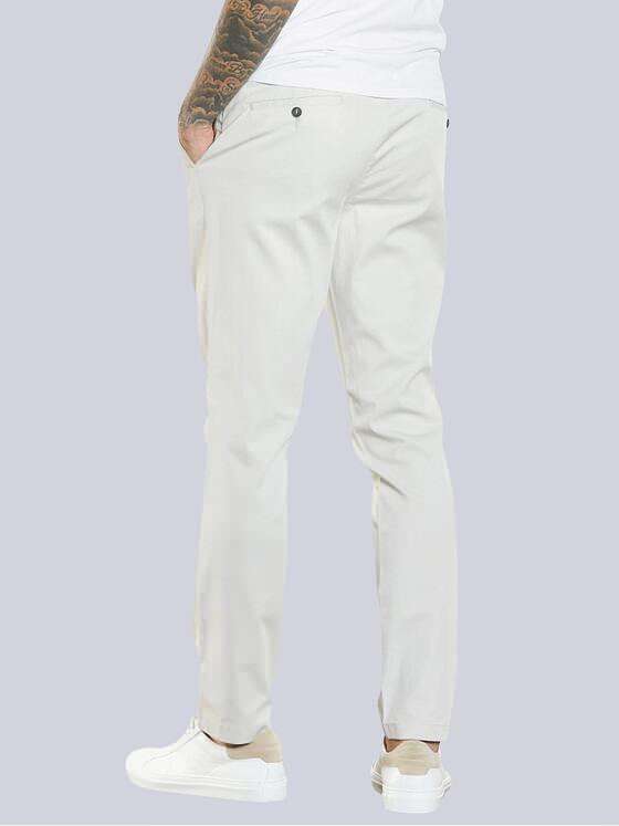 emilio adani Herren Chino mit Tunnelzug Weiß 34617