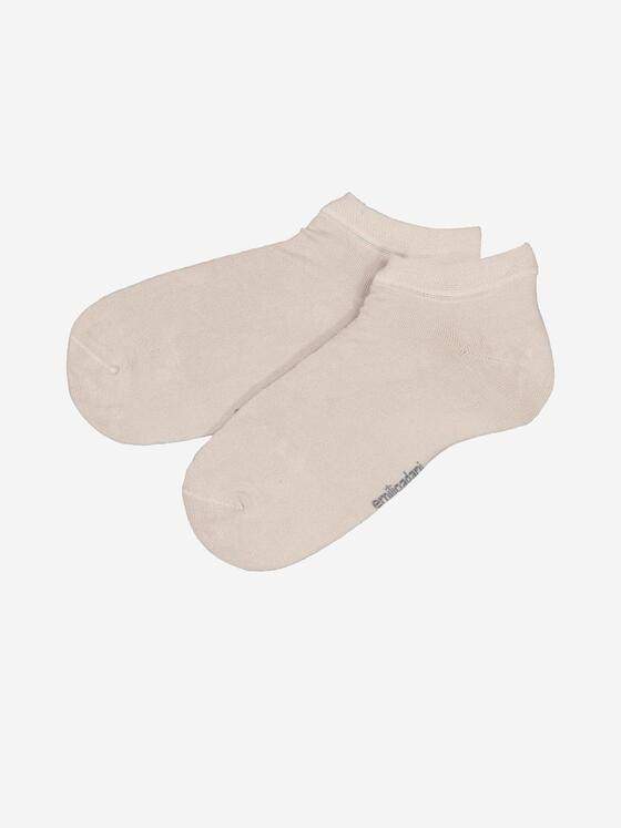 emilio adani Herren Sneaker-Socke uni Beige 38793