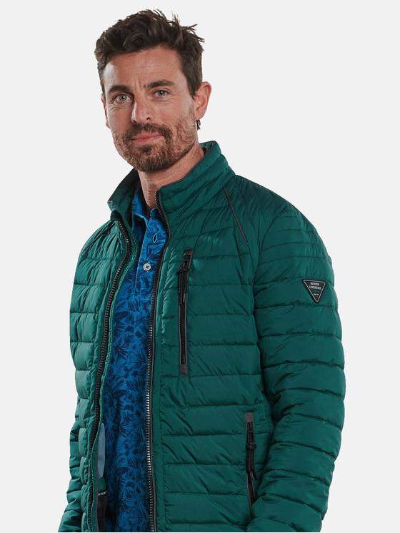engbers Herren Steppjacke mit Bündchen Petrolgruen 32580