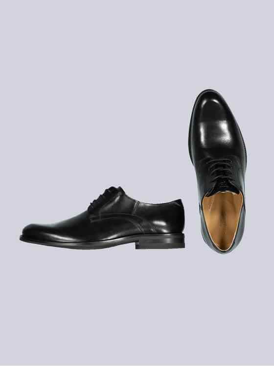 engbers Herren Halbschuh aus Leder Schwarz 35715