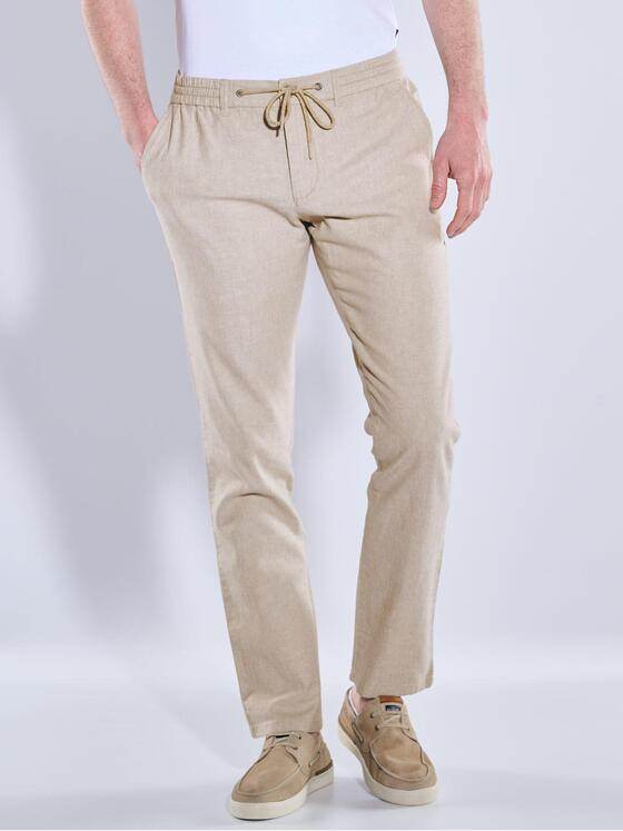 engbers Herren Chino mit Tunnelzug Sand 39012