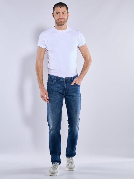 engbers Herren Super-Stretch-Jeans slim fit Blau 36256