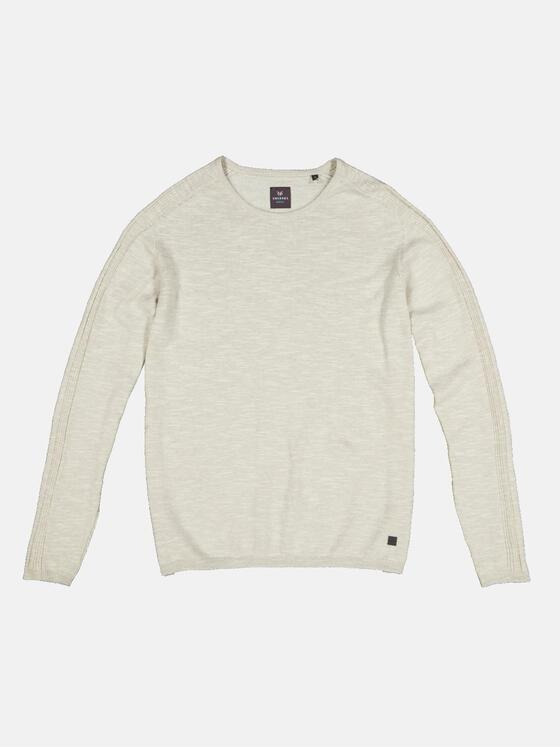 ENGBERS GERMANY Herren Pullover meliert Beige 35082