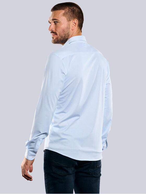 emilio adani Herren Funktionshemd langarm Blau 35553