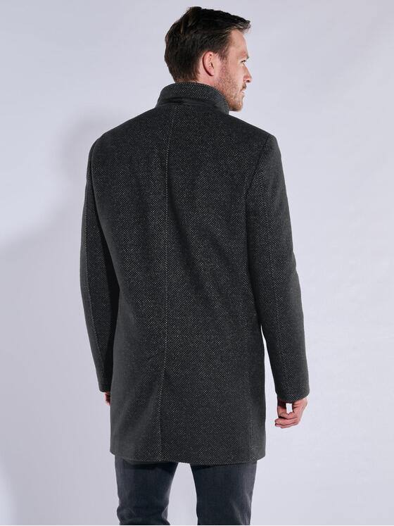 ENGBERS GERMANY Herren Mantel regular Schwarz 37535