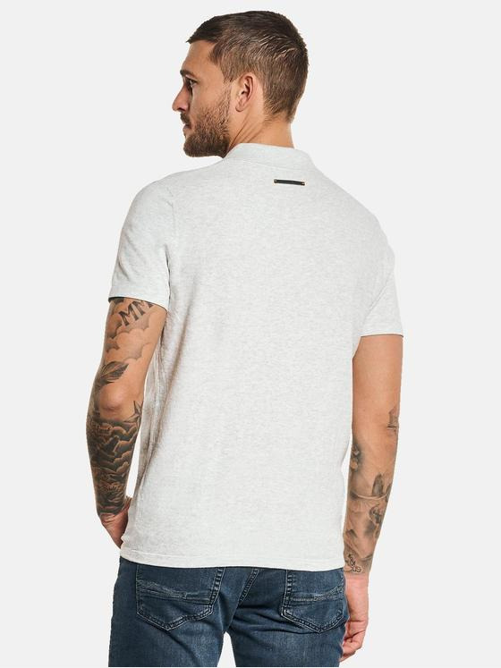 emilio adani Herren Polo-Shirt mit Brusttasche Grau 32806