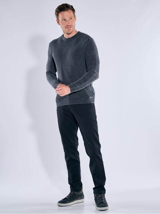 engbers Herren Pulllover strukturiert Saphirblau 39516