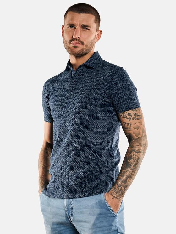emilio adani Herren Poloshirt Blau 33275