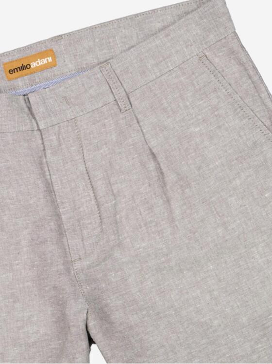 emilio adani Herren Chino-Bermuda slim fit Braun 36664