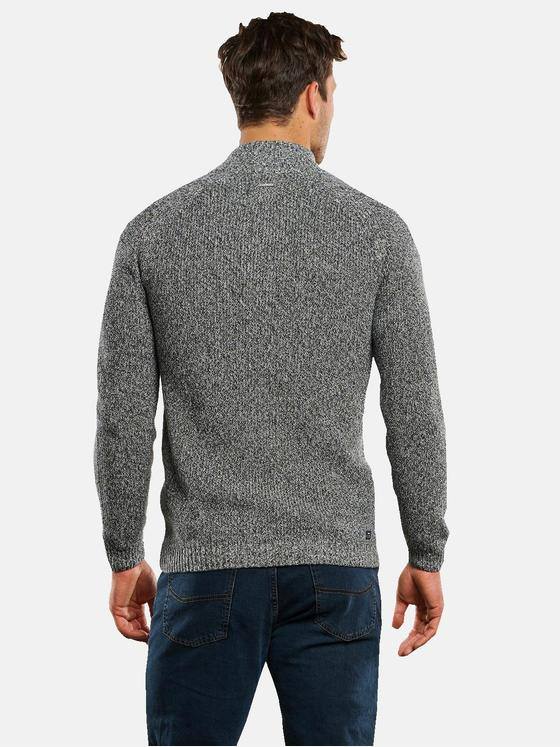engbers Herren Pullover mit Troyerkragen Grün 33836