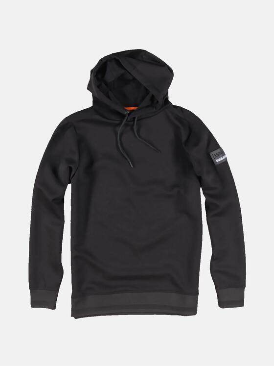 emilio adani Herren Sportliches Kapuzenshirt Schwarz 30558