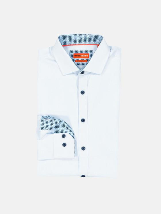 emilio adani Herren Langarm-Hemd "My Favorite" Blau 36204