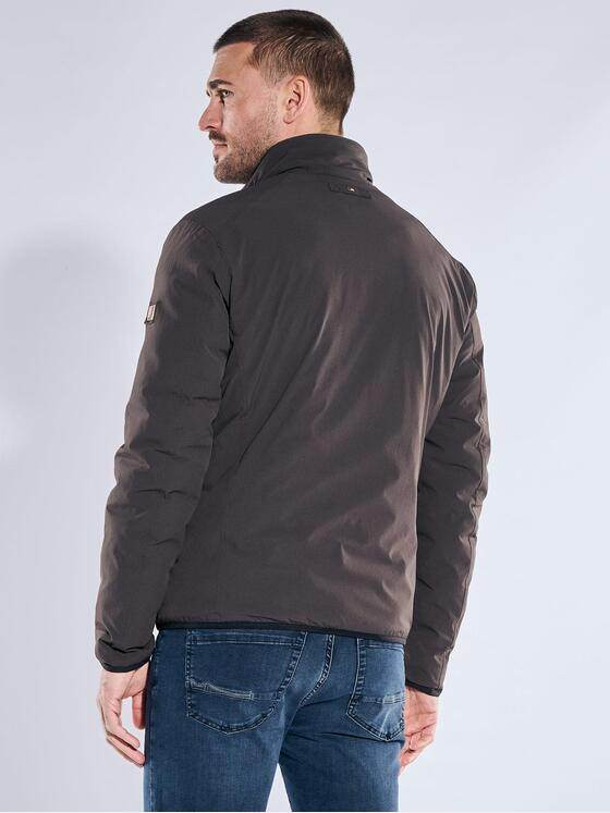 emilio adani Herren Wende-Steppjacke Schwarzbraun 40011